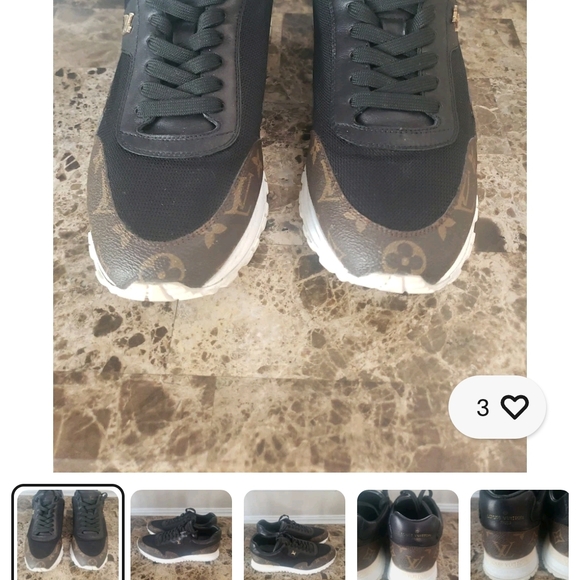 Black and Brown Monogram Sneakers - Picture 1 of 9